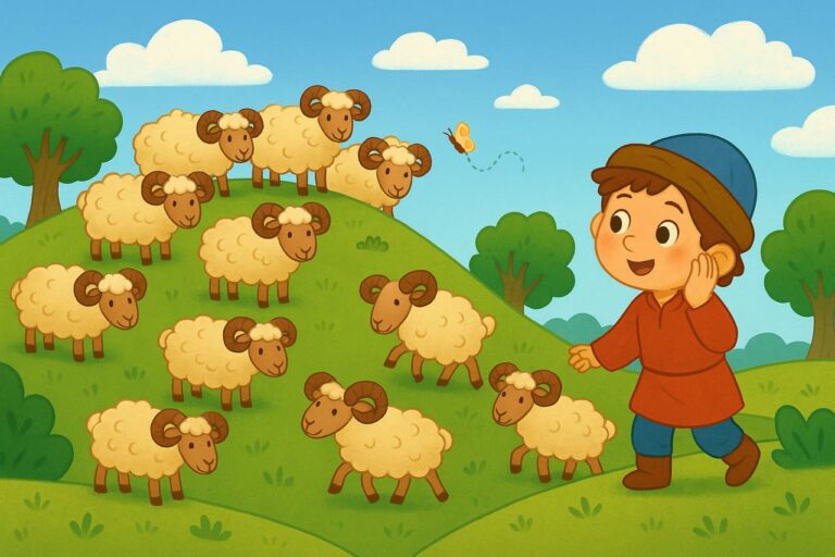 Бараны на пригорке