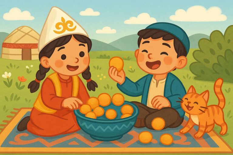 Баурсаки на дастархане