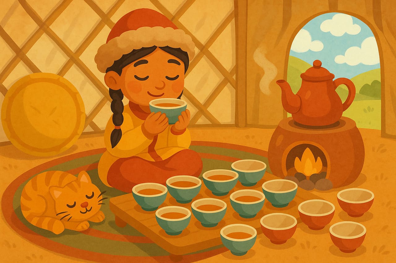 Чай в пиалах