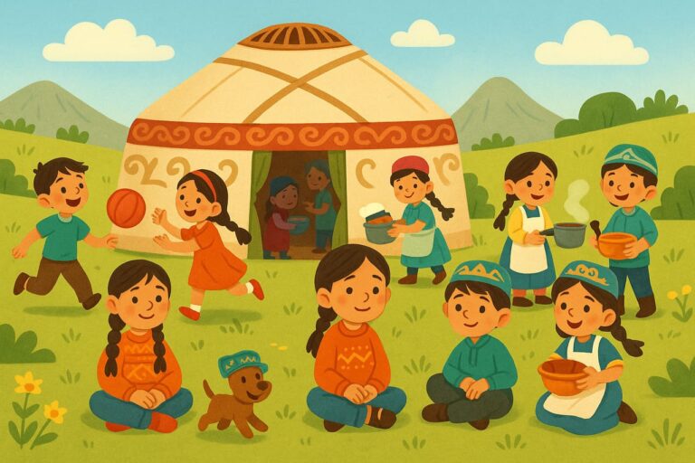 Дети в лагере