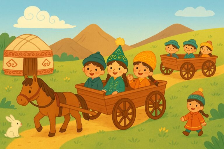 Дети в повозках