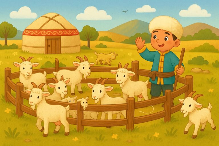 Козы и загон