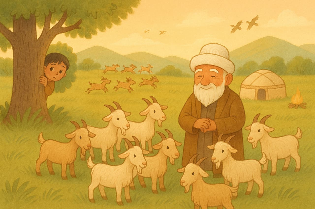 Козы на выпасе