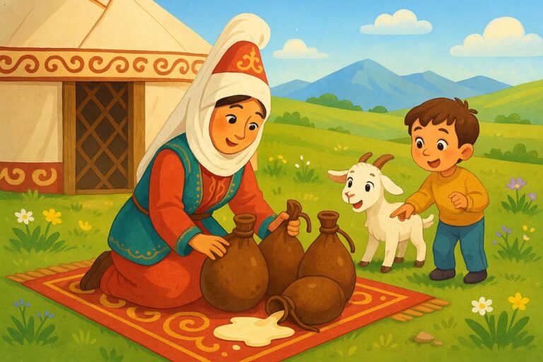 Кумыс и бурдюки