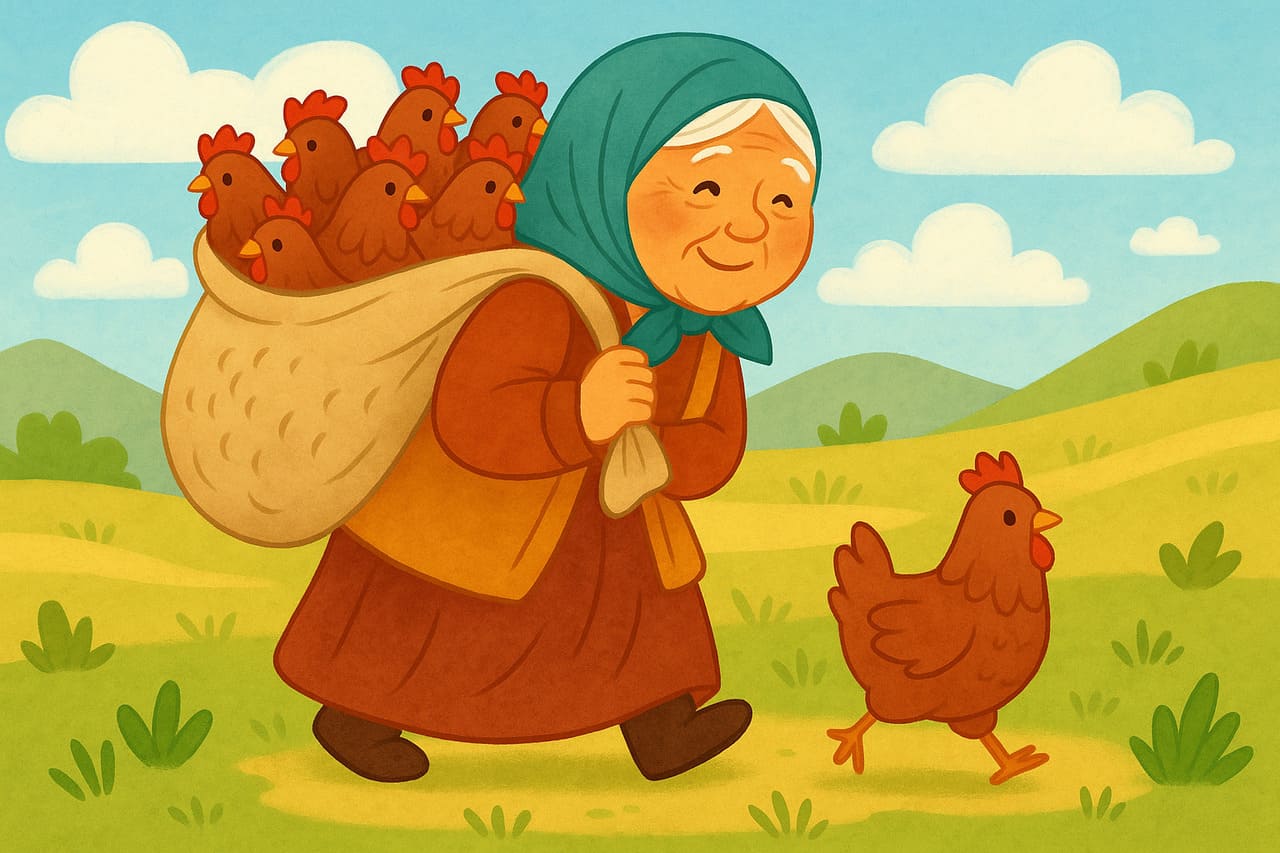 Курочка в мешке