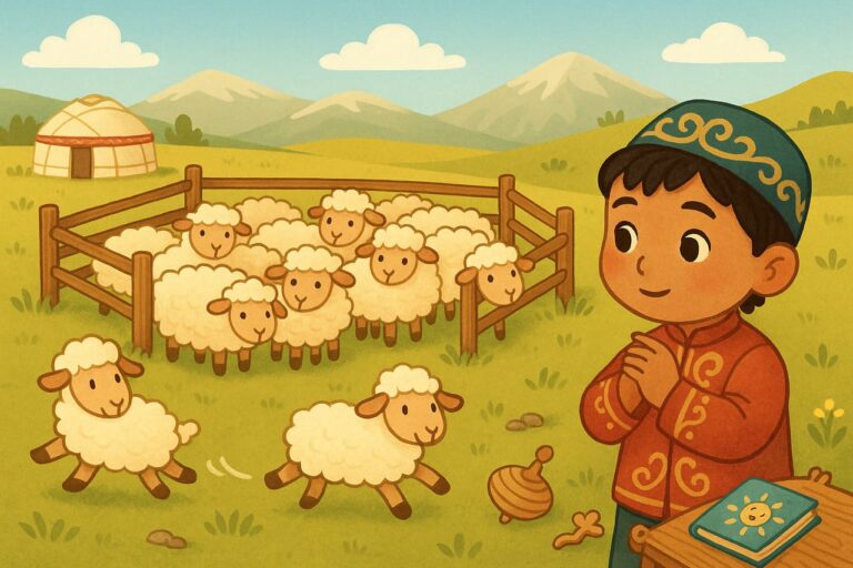 Овцы и загон