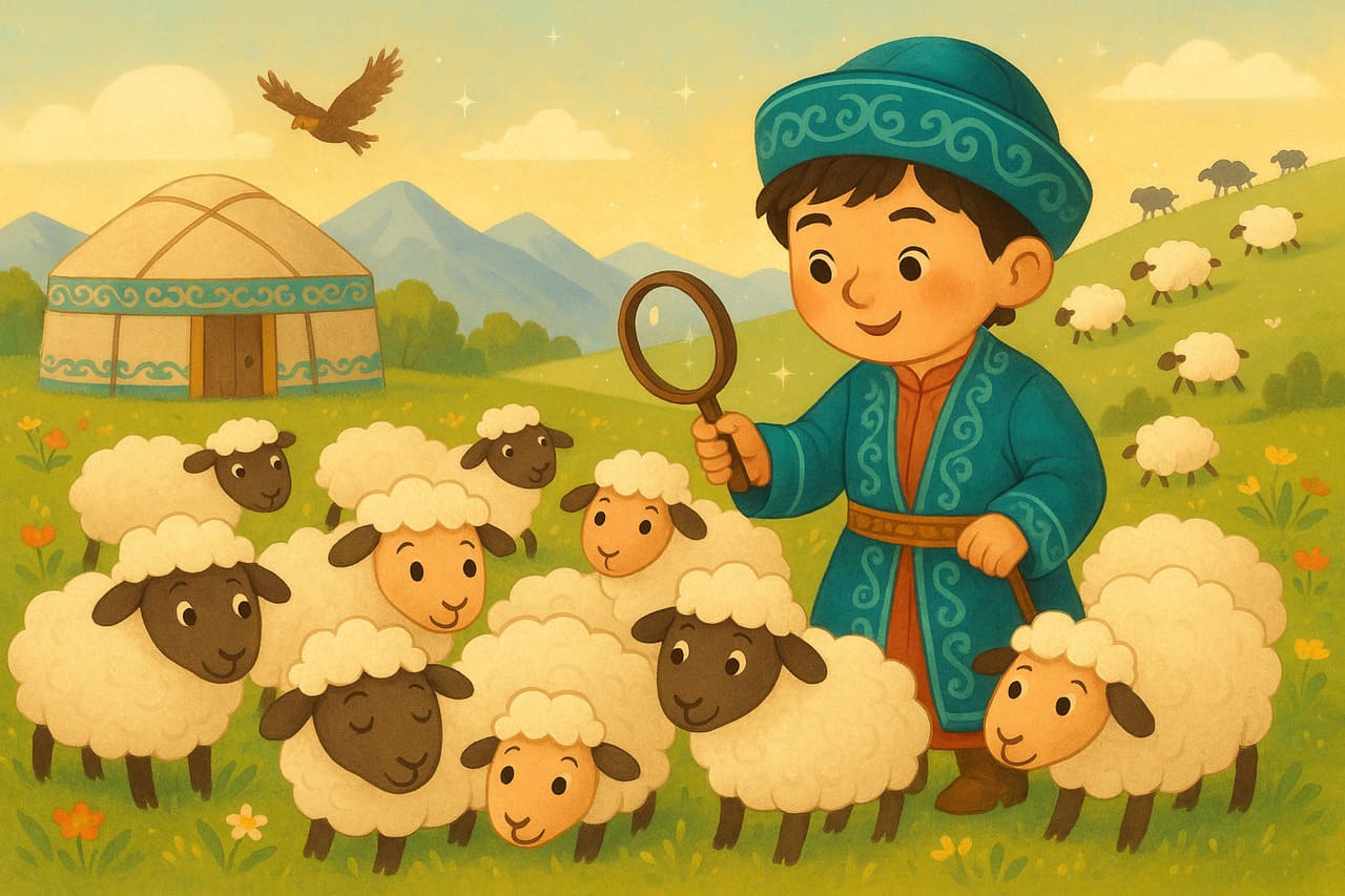 Пастух и овцы