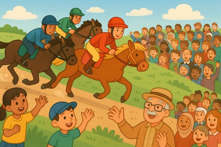 Скачки и зрители