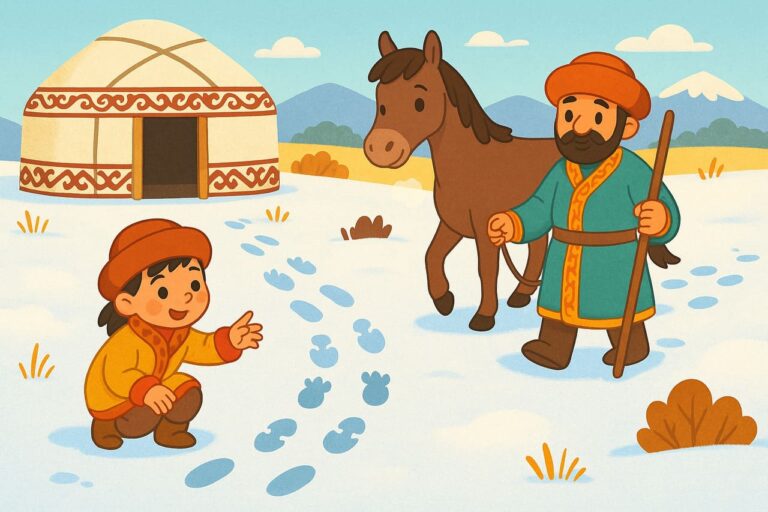 Следы на снегу