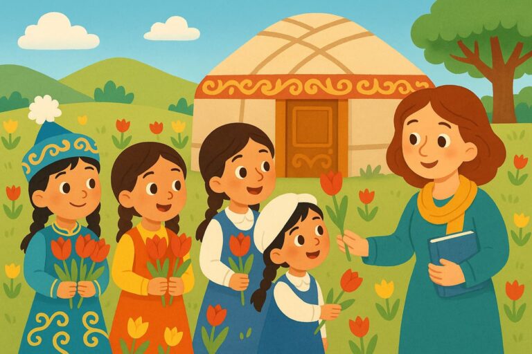 Тюльпаны и девочки