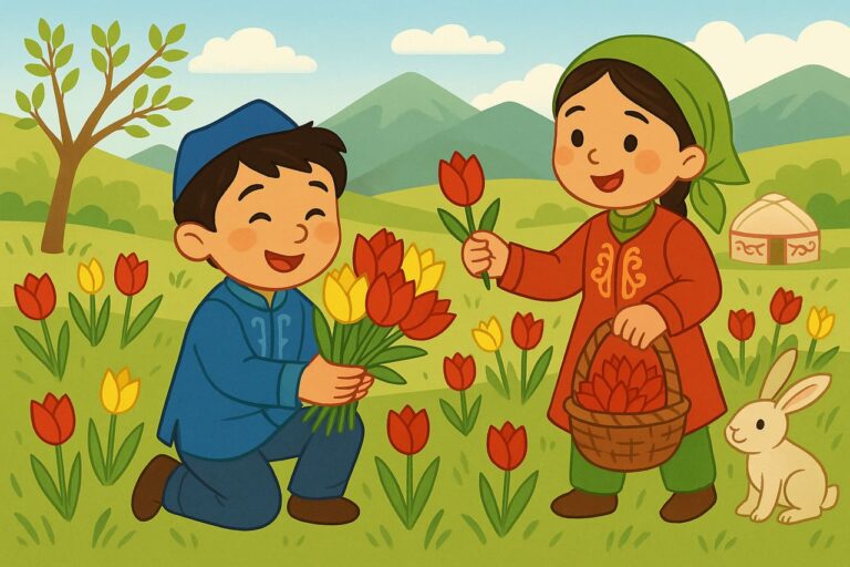 Тюльпаны в степи