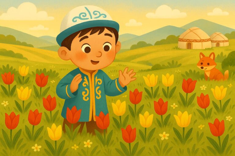 Тюльпаны в степи