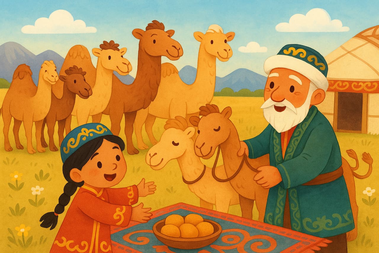 Верблюды и поездка