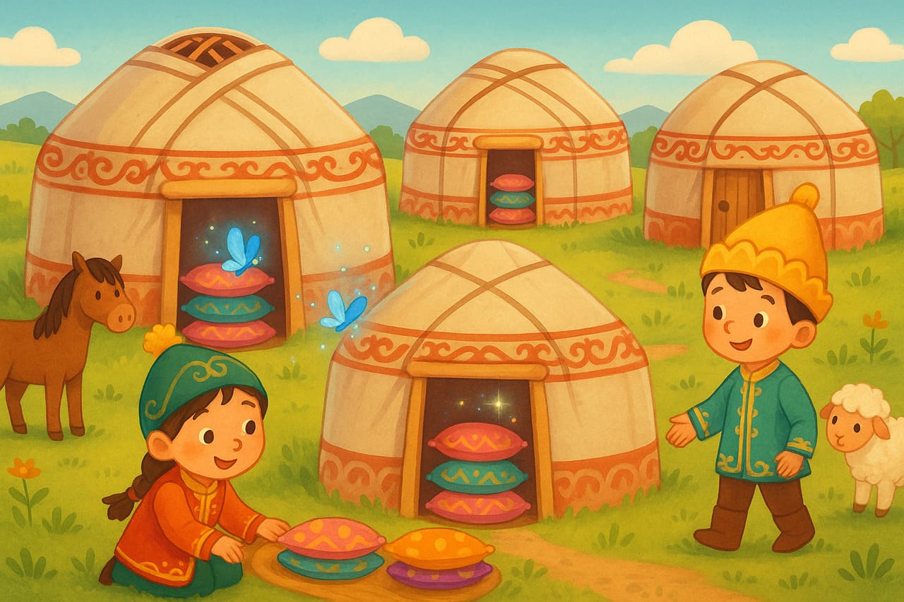 Юрты и подушки