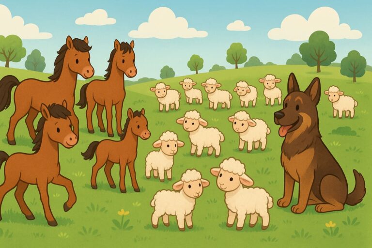 Жеребята и ягнята
